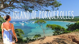 the island of porquerolles  great day trip in the french riviera HYÈRES [upl. by Valenba]