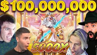 100 MILLION MAX WINS Ayzee xQc Juicy Slots Trainwreckstv [upl. by Doble]