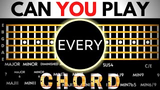 How to Build EVERY Chord on Guitar  How Chords Are Named  Chord Formula Guitar [upl. by Odille939]