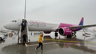 TRIP REPORT  WIZZ AIR  A321NEO  TEL AVIVBUDAPEST  ECONOMY  HD [upl. by Anahir190]