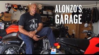 Alonzo Bodden Shows Off His Motorcycle Collection [upl. by Nimesh]