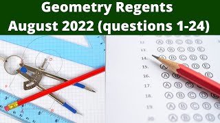 Geometry Regents August 2022 Questions 124 [upl. by Xam]