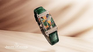 Reverso One Precious Flowers A tropical artistic expression of Art Deco  JaegerLeCoultre [upl. by Katy238]