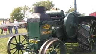 Threshing with Rumely Oilpull 2545 type R [upl. by Leseil]