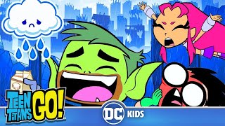 Teen Titans Go En Español  Actividades de un Día Lluvioso  DC Kids [upl. by Halima]