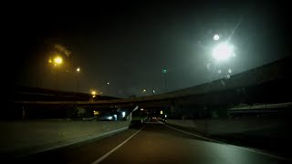 Unedited Rainy Northern Virginia Night Drive from Alexandria to Chantilly [upl. by Lahcsap588]