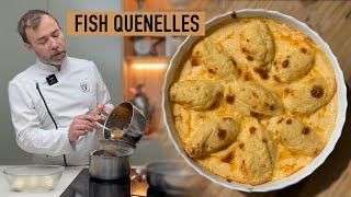 The art of regional French cuisine FISH QUENELLES AND NANTUA SAUCE [upl. by Arral]