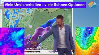 Viele Unsicherheiten  viele Schneeoptionen ab in einer Woche Wettervorhersage 1119112024 [upl. by Nyluqcaj]