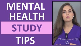 How to Study for Mental Health Nursing in Nursing School [upl. by Abih830]