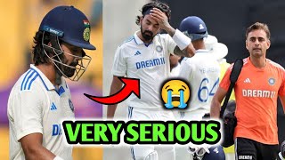 This bowler injured KL Rahul🤕 Scary report from Australia🥺 left the field despite treatment [upl. by Suoivart913]