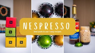 Best Nespresso Espresso Pods amp Easy Nespresso Recipes [upl. by Ballou768]