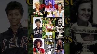 Top 10 Greatest Female Athletes of All Time  Part 1 facts viral shots athlete [upl. by Florencia]