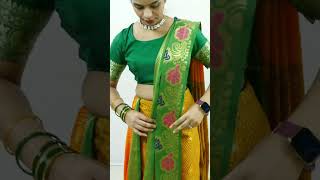 Beautiful silk saree draping tutorial step by step for wedding  Sari draping tips amp tricks [upl. by Semmes]