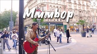 Mmmbop  Hanson  Angelo  Busking cover  birmingham  UK [upl. by Tina]