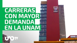 ¿Cuáles son las carreras de la UNAM que tienen mayor demanda [upl. by Purington]