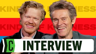 Kinds of Kindness Jesse Plemons amp Willem Dafoe Interview [upl. by Jana]