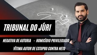 Tribunal do Júri  Homicídio Privilegiado Relevante Valor Moral [upl. by Kursh]