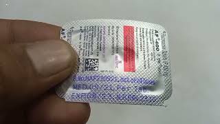 AF400mg Tablet  Fluconazole 400mg Tablet  AF400mg Tablet Uses Side effects Dosage Review Hindi [upl. by Auhsej]