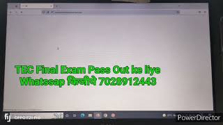 TEC Final Exam Question and answer PDF Live exam [upl. by Crean]