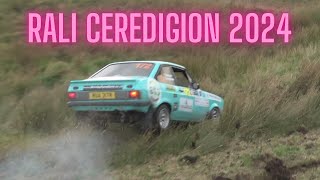 Rali Ceredigion CRASH SPINS amp MISTAKES 2024 [upl. by Cassey]