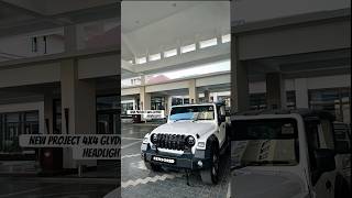 Brightest headlights in segment for tharGLYDER PROJECT 4x4 mahindra trending mahindrathar viral [upl. by Odlanar]