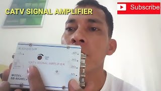 CATV SIGNAL AMPLIFIER part1 [upl. by Aninotna]