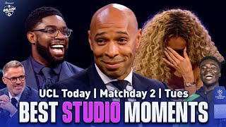 Bukayo Saka joins Kate Scott Henry Micah amp Carragher  UCL Today BEST Moments  MD 2 [upl. by Perla]