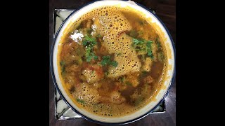 COOKING OF VENGAYA ONION RASAM TAMIL VERSION [upl. by Eniretac]