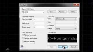 progeCAD Creating Text Style [upl. by Renat]