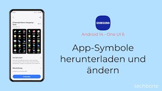 AppSymbole herunterladen und ändern  Samsung Android 14  One UI 6 [upl. by Feigin543]