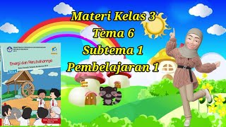 MATERI TEMATIK KELAS 3 SD TEMA 6 SUBTEMA 1 PEMBELAJARAN 1 [upl. by Carolyne]