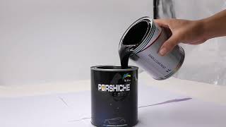 2K Black Car Paint Top Coat For High Hardness And Scratch Resistance [upl. by Edholm]