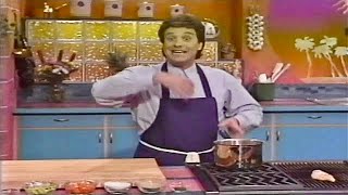 Chef Jean Pierre  Grilled Chicken with Papaya and Avocado Sauce  Sunshine Cuisine  PBS 1993 [upl. by Rratsal]