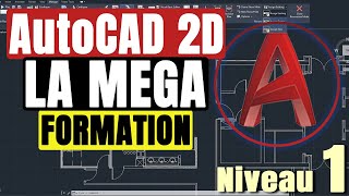 MEGA FORMATION AUTOCAD 2024  NIVEAU 1 [upl. by Sartin]