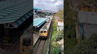 Super fast train passing Guindy railway station trains railway vandebharat [upl. by Lalise]