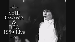 Tchaikovsky Symphony N 4 Op 36 Seiji Ozawa BPO 1989 Live Radio broadcasting Edition [upl. by Eyr]