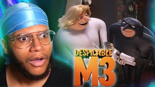 TWIN BROTHER DRU FIRST TIME WATCHING DESPICABLE ME 3 [upl. by Volnay]