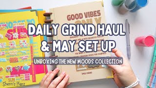 Daily Grind Haul amp May set up  Unboxing the Moods collection [upl. by Debby]