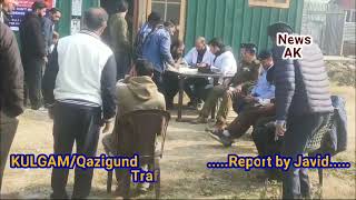 Traffic Police Kulgam Organizes Free Eye Examination Camp for drivers at Qazigund [upl. by Alasteir]