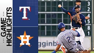 Rangers vs Astros Game Highlights 72623  MLB Highlights [upl. by Esoranna148]