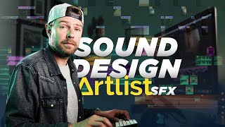 SOUND DESIGN for TRAILERS using Artlist Sound Effects [upl. by Ahsram]