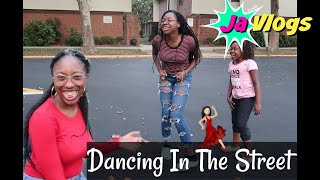 DANCING IN THE STREET  Family Vlogs  JaVlogs [upl. by Mascia]