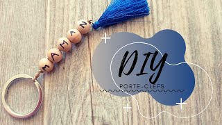 TUTO  PORTECLEFS avec des perles [upl. by Brandie396]