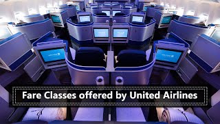 Fare Classes offered by United Airlines [upl. by Salakcin]