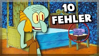 10 Fehler in Spongebob Schwammkopf [upl. by Zorina841]