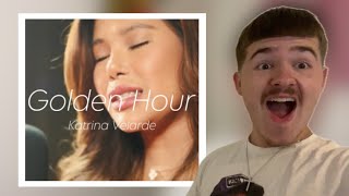 TEENAGER REACTS TO  Katrina Velarde  Golden Hour Official Music Video  REACTION [upl. by Grassi]