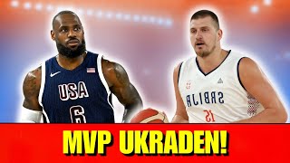 JOKIĆ DOMINIRAO A LEBRON ODNOSI MVP FIBA SKANDAL [upl. by Llevra386]