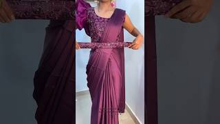 Plain saree ko aise pahne designer saree ki tarahsareedrapingguide fashion [upl. by Waylan]