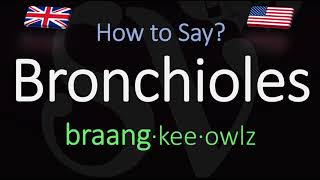 How to Pronounce Bronchi [upl. by Raynold]