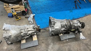 BMW 6 Speed 420g Transmission Swap into E36 M3  5 Speed previously installed [upl. by Soiritos488]